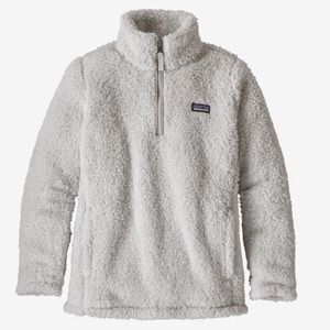 Patagonia Kids Off-White Sherpa Fleece Pullover